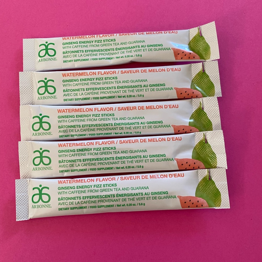 5 🍉Rare🌟Arbonne watermelon fizz sampler
